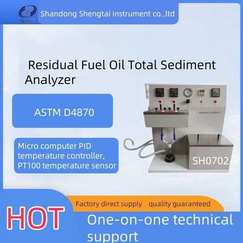 Dernières nouvelles de l'entreprise Détermination du sédiment total dans l'huile de combustible résiduelle (méthode de filtration à chaud / méthode de vieillissement)