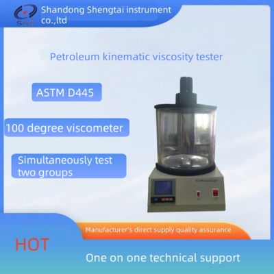 Temp Control Accuracy ±0.1℃ Petroleum Kinematic Viscosity Tester Power 1800w
