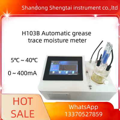 SH103B Automatic Grease Trace Moisture Meter Karl‑Fischer Coulombtitration for Petroleum Chemical