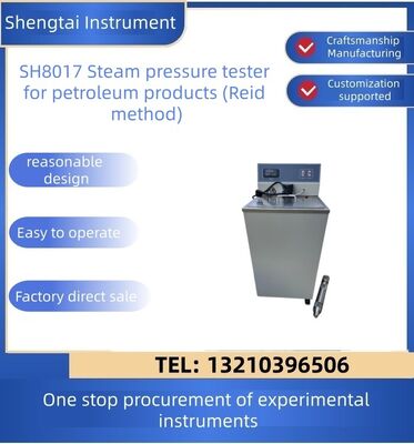 ASTM D323 Instruments d'essai du pétrole SH8017 Testeur de pression de vapeur d'essence Méthode Reid