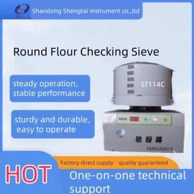 Giá tốt ST114C Thảo kiểm tra bột tròn Công cụ phù hợp với tiêu chuẩn quốc gia để kiểm tra độ dày bột và ngũ cốc trực tuyến