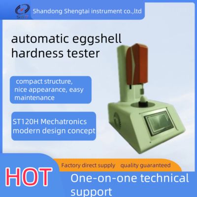 Good price 110-240V 50Hz LCD Display Automatic Eggshell Strength Tester With High Precision Intelligent Weighing Sensor online