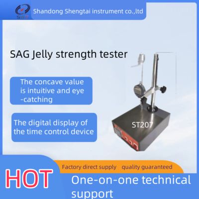 کیفیت ST207 SAG Pectin Gel Strength Tester با تنظیم خشن و ظریف برای تراز دقیق و اندازه گیری آسان کارخانه