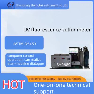 Quality Crude Oil Sulfur Content Tester SH0689 Ultraviolet Fluorescence Sulfur Analyzer Petroleum Testing factory