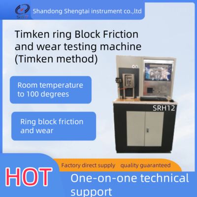 Good price ASTM D2782 Lubricating Oil Testing Equipment Timken Ring Block Method SRH12 online