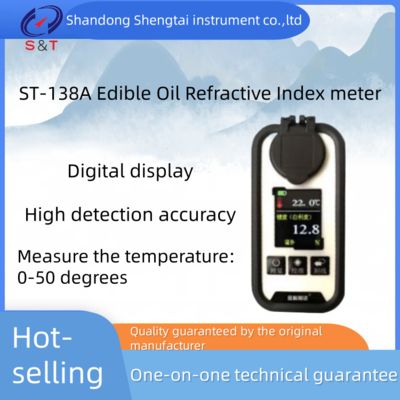 Good price ST-138A Portable Edible Oil Refractive Index Meter with Ambient Temperature Range of 5-45C and Sample Size of 0.3ml for Oils online