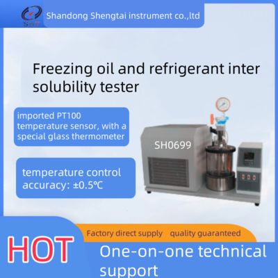 Good price SH0699 Refrigeration Oil And Refrigerant Solubility Tester Nixie Tube Display PT100 online