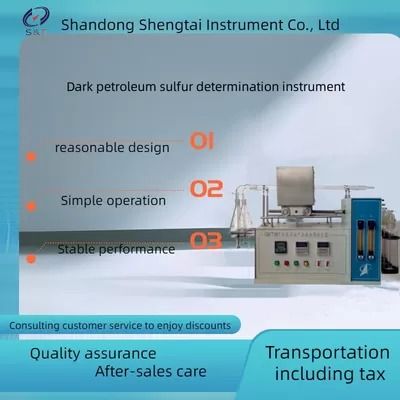 Good price Sulphur Analytical Instrument SH387 Dark petroleum sulfur content tester (tubular furnace method) online