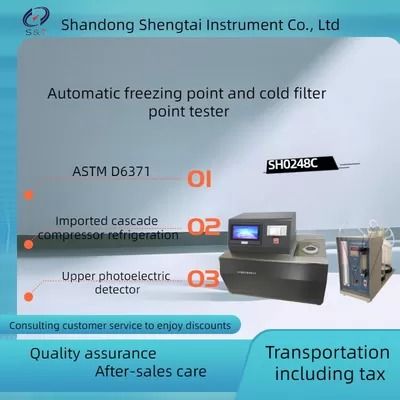 Good price SH0248C Fully Automatic Condensation Point Cold Filter Point Tester Imported Cascade Compressor Refrigeration online