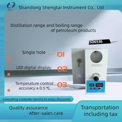 Good price Single Hole Distillation Tester Oil Distillation Apparatus Petroleum SD6536 online