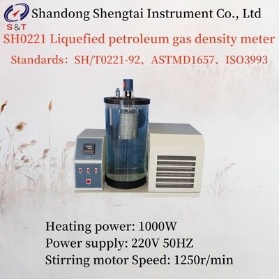 Harga bagus SH0221 Kecepatan 1250r/Min Pengukur Kepadatan Gas Minyak Bumi Cair Daya Pemanas 1000W Catu Daya 220V 50HZ on line