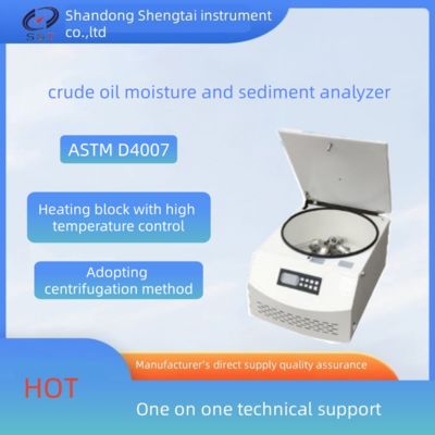 Good price Crude Oil Moisture Sediment Analyzer Centrifuge 4000r/min ASTM D4007 touch panel online