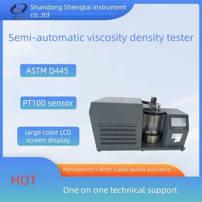 Good price SH102EM Semi-automatic viscosity density tester ASTM D445 PT100 sensorlarge color LCD screen display online