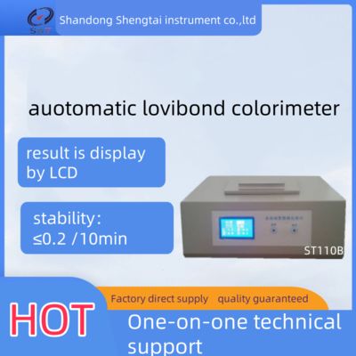 Good price Edible oil color detection ST110B automatic liquid crystal Lovibon colorimeter RGB color recognition method online