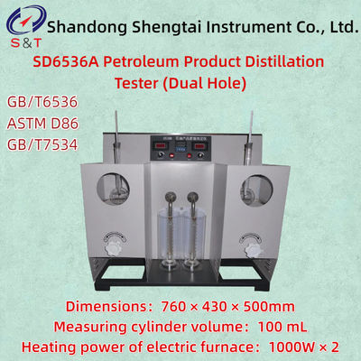 Good price Double Hole Petroleum Product Distillation Analyzer SD6536A ASTM D86 online