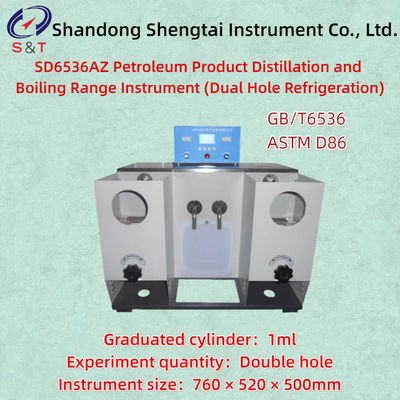 Good price SD6536AZ Boiling Range Distillation Tester Double Hole Refrigeration Petroleum Product ASTM D86 online