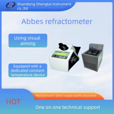 Good price Liquid Solid ST121C Abbe Type Refractometer Compressor Refrigeration External Circulation online