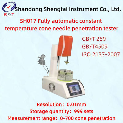 Good price 0.01mm SH017 Automatic Constant Temperature Cone Needle Penetration Tester ISO 2137-2007 online