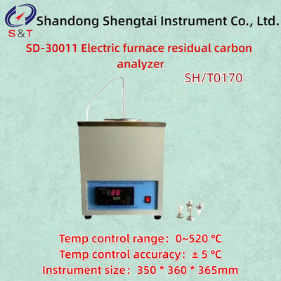 品質 SD-30011 デジタル電気炉残留炭素分析計 SH/T0170 測定範囲 0～520℃ 工場