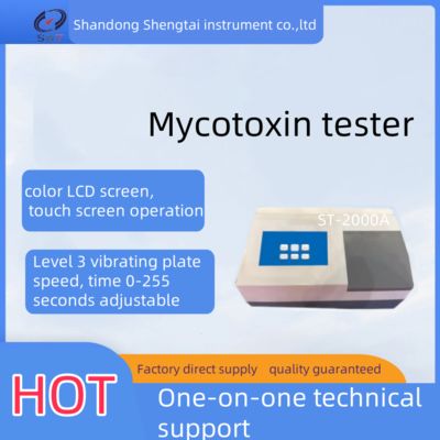 Good price ST-2000A Mycotoxin Tester Touch Screen Operation 400-999nm Wave Length Range online