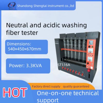 Good price Neutral Acid Fiber Tester ST116A Van Soest'S Washing Fiber Analysis Method online