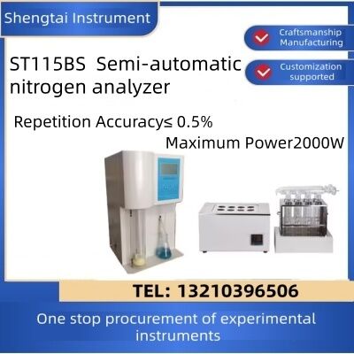 Un buon prezzo. Solido ≤ 6 g analizzatore semiautomatico dell'azoto Proteina grezza 10 serie Programmi ST115BS in linea