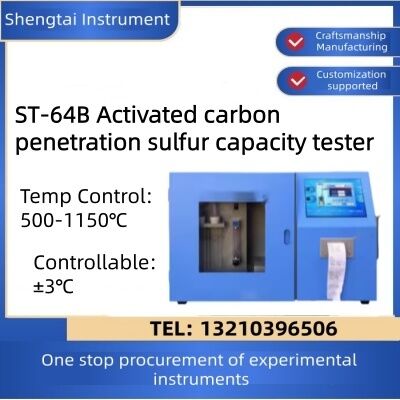 Goede prijs ST-64B Activated Carbon Sulfur Penetration Capacity Tester 0·10% Meetbereik Blauwe kleur online