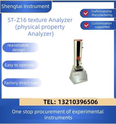 Giá tốt ST-Z16 Máy phân tích kết cấu Phần mềm đặc biệt để đánh giá tính chất vật lý Các công cụ khác được sử dụng để kiểm tra tính chất vật lý của các sản phẩm thực phẩm bao gồm các sản phẩm thịt, ngũ cốc, kẹo, trái cây trực tuyến