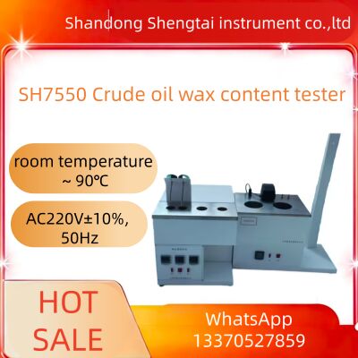 Bon prix SH7550 Testeur de teneur en cire pour le pétrole brut à 4 trous ±0,5°C -40°C~RT ≤0,5% Testeur d'eau de gomme asphaltène Conforme SY/T7550 en ligne