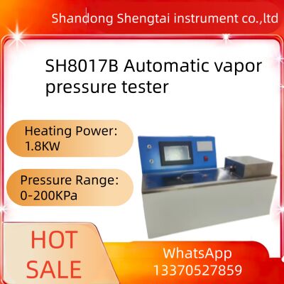 Harga bagus Penguji Tekanan Uap Otomatis SH8017B ASTM D323 Metode Reid ±0.1℃ Presisi Tinggi on line