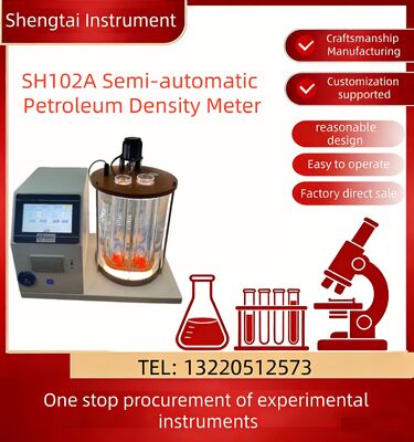 Harga bagus ASTM D1298 Kontrol suhu layar sentuh Semi-otomatis Meter Densitas Minyak on line