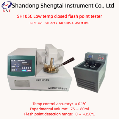 Good price Transformer Oil Closed Flash Point Tester with 0 ～ +350℃ Range, Compressor Refrigeration, and Electronic Ignition online