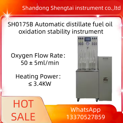 Goede prijs SH0175B Diesel Oxidatie Stabiliteit Tester 6-Tube Touch Screen Auto Temp Control Metalen Bad ASTM D2274 online