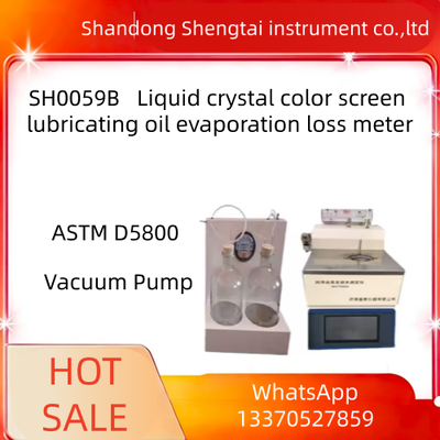 Quality SH0059B Lube Oil Evaporation Loss Meter LCD Touchscreen Auto Calculation ASTM D5800 Compliant factory
