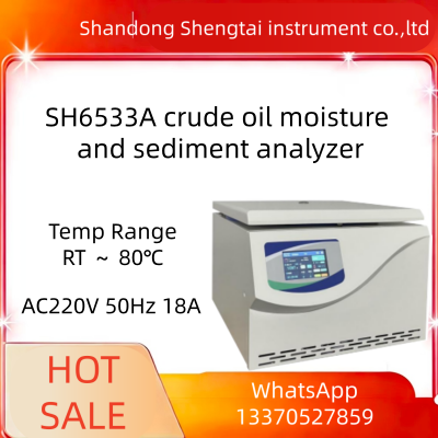 Quality SH6533A Crude Oil Moisture & Sediment Centrifuge Analyzer for Petroleum Lab Test factory