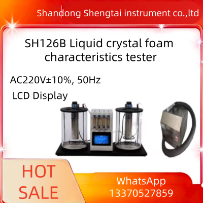 Quality SH126B LCD Foam Tester Dual Bath Oil Foam Characteristic Detector ASTM D892 Lubricant Foam Performance Test factory