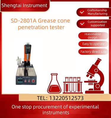 Quality GB/T269 Standard Lubricating Grease Cone Penetration Tester SD2801A High Accuracy factory