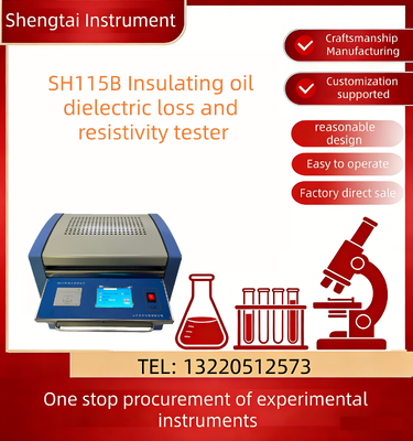 Quality SH115B Insulating Oil Dielectric Loss Resistivity Tester Liquid Insulating Medium Performance factory