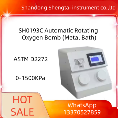 Quality SH0193C Automatic Rotary Oxygen Bomb Metal Bath of Oil Oxidation Stability factory