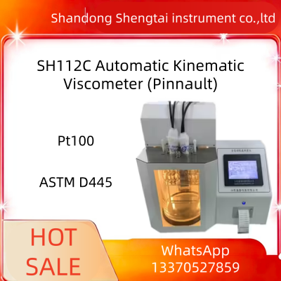 Giá tốt SH112C Máy đo độ nhớt động học tự động ASTM D445 Thiết bị đo độ nhớt dầu trực tuyến