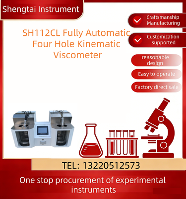 Quality Fully Automatic Four Hole Kinematic Viscometer RT - 100 ℃ 14L Bath ASTM D445 factory