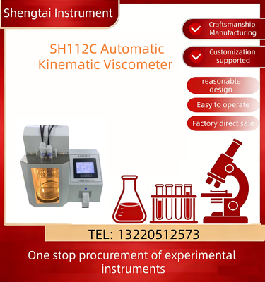 Quality SH112C Automatic Kinematic Viscometer ASTM D445 Oil Viscosity Measuring Instrument factory