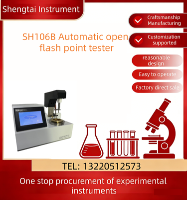 Quality Fully Automatic Cleveland Open Flash Point Tester ASTMD92 Lubricating Oil Rt ～ 400 ℃ factory