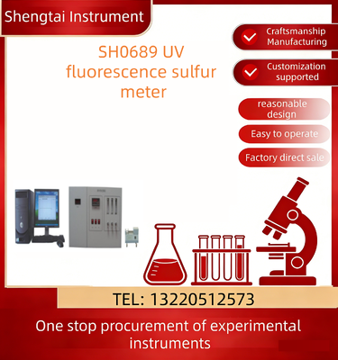 Quality Crude Oil Sulfur Content Tester SH0689 Ultraviolet Fluorescence Sulfur Analyzer Petroleum Testing factory