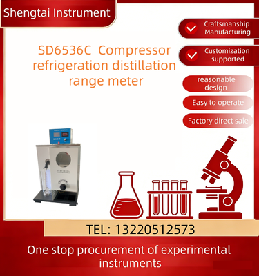 Quality SD-6536C Manual Petroleum Distillation Analyser ASTM D86 Compressor Refrigeration factory